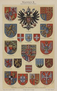 Coats of arms of European countries by Hugo Gerard (after) Strohl