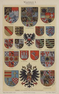 Coats of Arms of German States by Hugo Gerard (after) Strohl