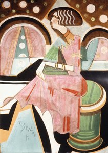 At the Bar by Hugo Scheiber