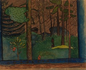Autumn in the Forest by Hugo Simberg