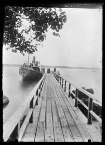 Pier at Niemenlautta by Hugo Simberg