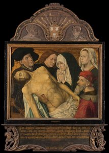 Central Panel of a Memorial Triptych, formerly called the Gertz Memorial Triptych, with the Lamentation