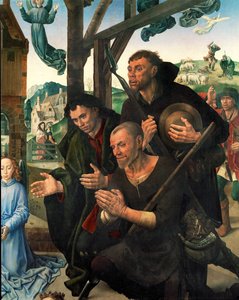 Three Shepherds by Hugo van der Goes