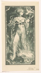 Personification of hope by Huib Luns (signed by artist)
