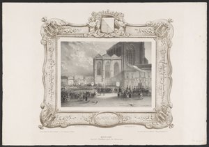 Procession from the Town Hall to the Academy Building, 1836 by Huib van Hove Bz
