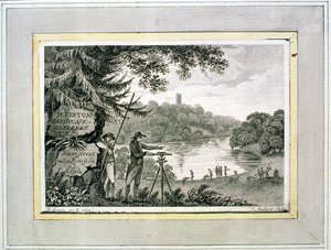 Calling Card of Humphrey Repton, Engraved by Thomas Medland by Humphry Repton