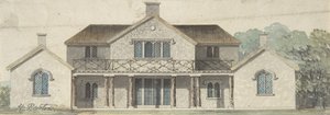 Design for a Cottage Ornée in the Tudoresque Style