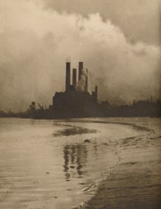 Chelsea Chimneys: Power Station on the Site of Old Cremorne Gardens by Huson