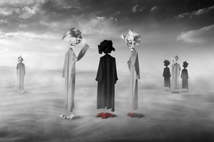 Surreal Desert Figures