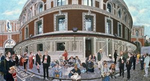 Promenaders at The Last Night, Royal Albert Hall by Huw S. Parsons