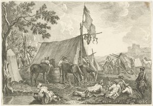 Landscape with a Military Camp
