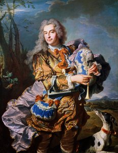 Gaspard de Gueidan Playing Bagpipes (detail)
