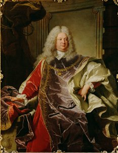 Philipp Ludwig Wenzel Count Sinzendorf by Hyacinthe Francois Rigaud