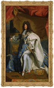 Louis Xiv In Royal Costume, 1701, Detail Tapestry by Hyacinthe Francois  Rigaud - Fine Art America