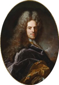 Portrait of Stefano Gentile by Hyacinthe Francois Rigaud