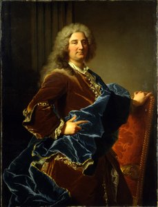 Portrait of the Marquis Jean-Octave de Villars by Hyacinthe Francois Rigaud