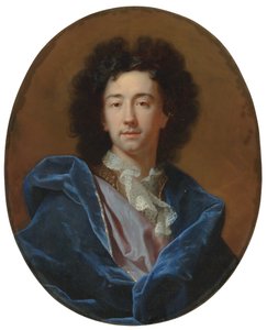 Portrait of the Artist in a Lace Cravat and Blue Cloak