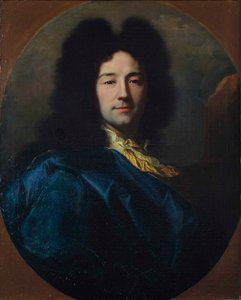 Self-Portrait (Blue Coat) by Hyacinthe François Honoré Rigaud