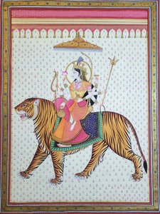 Goddess Durga on Tiger Mount by IMAGINEERS STUDIO