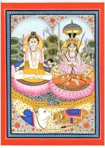 Shiva Parvati Divine Couple
