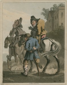 Illustration from Hudibras by Samuel Butler by I Clark