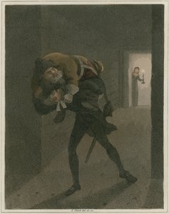 Illustration from Hudibras by Samuel Butler by I Clark