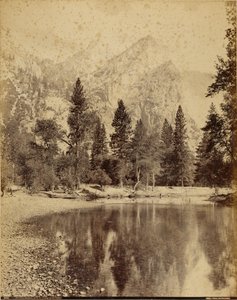 The Three Brothers, 4,000 ft. (Looking Up the Valley) by I. W. Taber