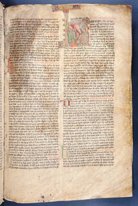 The beginning of The Tale of Halfdan the Black, from Flateyjarbok (The Book of Flatey), late 14th century by Icelandic School