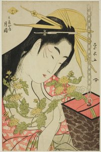 The Courtesan Tsukioka of the Hyogoya