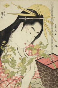 The Courtesan Tsukioka of the Hyogoya