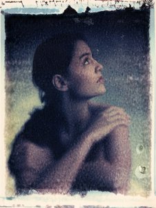 Contemplative Woman Profile