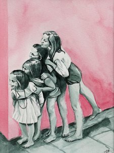 Sisters Piggyback Play by Ida Publishing