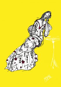 Yellow Fashion Illustration