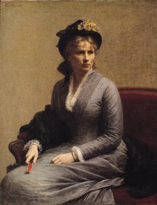 Charlotte Dubourg (1850-1921) 1882 by Ignace Henri Jean Fantin Latour