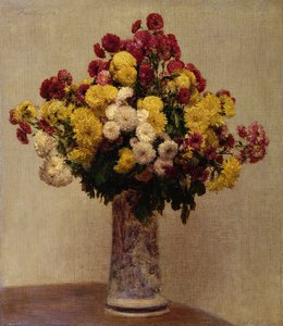 Chrysanthemums in a Vase