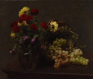 Flowers and Grapes