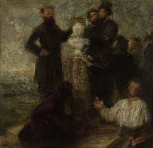 Homage to Delacroix by Ignace Henri Jean Fantin Latour