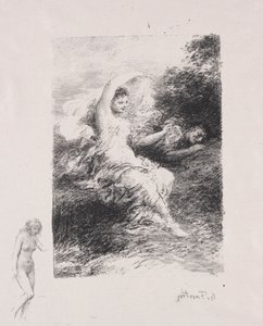 Lydé by Ignace Henri Jean Fantin Latour
