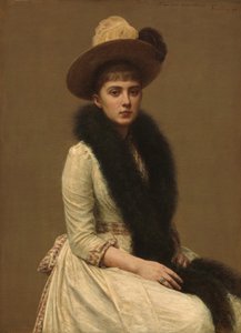Portrait of Sonia by Ignace Henri Jean Fantin Latour