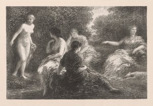 The Bathers by Ignace Henri Jean Fantin Latour
