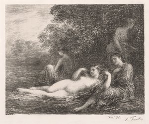 The Bathers, 1898 by Ignace Henri Jean Fantin Latour