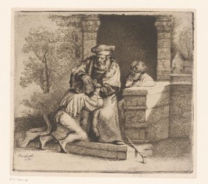 Return of the Prodigal Son by Ignace Joseph de Claussin (attributed to)