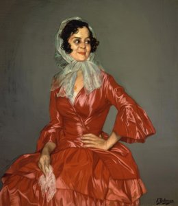 Angustias de Rojo – 1939 by Ignacio Zuloaga y Zabaleta