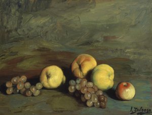 Still Life (Peach, Apples, Pear, and Grapes) – 20th Century