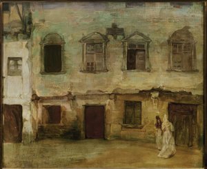 Ignacio Zuloaga / Street in an Old Castilian Town – 1894 by Ignacio Zuloaga y Zabaleta
