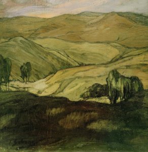 Landscape in Aragon by Ignacio Zuloaga y Zabaleta