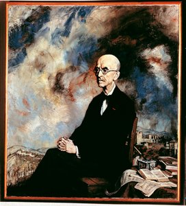 Portrait of Manuel de Falla by Ignacio Zuloaga y Zabaleta
