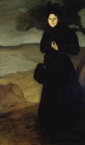 Portrait of Valentine Dethomas – 1894/95 by Ignacio Zuloaga y Zabaleta