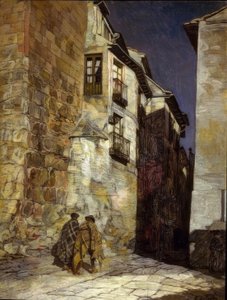 Segovia at Night – Around 1930 – Oil on Canvas – 94x74 cm by Ignacio Zuloaga y Zabaleta