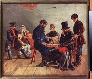 The Draughts Players by Ignati Stepanovich Shchedrovsky